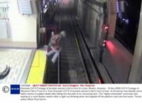 Спасённая женщина в метро Бостона