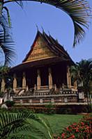 Лаос, 2004. На фото - храм Хав Пха Каев (Haw Pha K