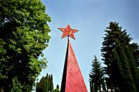 Словакия. На фото - могила солдата Красной Армии (