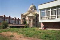 Словакия. На фото - заброшенная синагога (synagogu