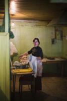 Грузия, 2006. На фото - повар ресторана традиционн