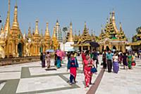 MYANMAR / Yangon / 2015 / The splendid Shwedagon P