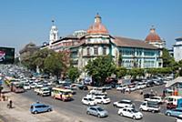 MYANMAR / Yangon / 2015 / Colonial building in the