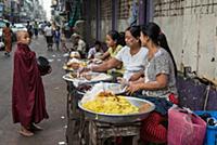 MYANMAR / Yangon / 2015 / Popular for breakfast is