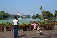 MYANMAR / Yangon / 2015 / Kandawgyi Lake in the Ka