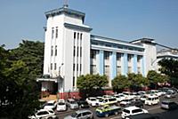 MYANMAR / Yangon / 2015 / Colonial building at Pan