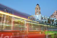 MYANMAR / Yangon / 2015 / Evening rush hour traffi