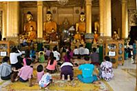 MYANMAR / Yangon / 2015 / Around the huge stupa of