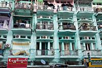 MYANMAR / Yangon / 2015 / A typical residential ho