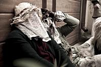 Hungary / Mohacs / 2014 / Busojaras / Drunk and ti