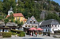 GERMANY / Saxony / Upper Lusatia / Oybin / Mountai