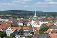 GERMANY / Lower Saxony / Hamelin / View over the o