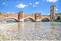 ITALY / Veneto ( Venezien )  / Verona / Ponte Scal