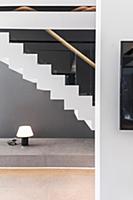 staircase of a modern architecture house in the Ba