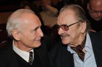 Василий Лановой и Юрий Яковлев на праздновании 75-