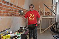 Бари Алибасов в своей квартире, Москва, Россия, 20