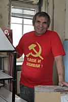 Бари Алибасов в своей квартире, Москва, Россия, 20