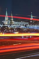 Подборка открыточных видов Москвы: Кремль ночью. П