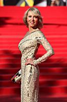 Анна Горшкова на открытии 35-го ММКФ в кинотеатре 