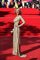 Анна Горшкова на открытии 35-го ММКФ в кинотеатре 