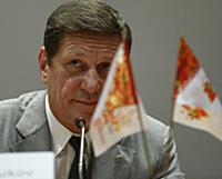 Александр Жуков на пресс-конференции по случаю заж