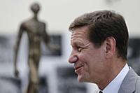 Александр Жуков на пресс-конференции по случаю заж