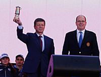Старт эстафеты Олимпийского огня на Красной площад