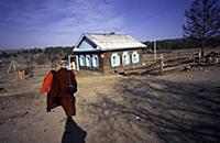 Буддистский монастырь в Бурятии. Россия.