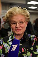 Елена Малышева на церемонии вручения  музыкальной 
