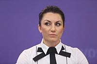 Юлия Березикова на пресс-конференции «РИА Новости»