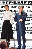 Алена Бабенко и Александр Збруев на премии «Золото