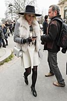 Стритстайл перед показом Chanel. Неделя моды в Пар