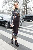 Стритстайл перед показом Chanel. Неделя моды в Пар