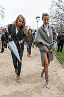 Стритстайл перед показом Chanel. Неделя моды в Пар