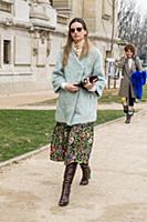 Стритстайл перед показом Chanel. Неделя моды в Пар