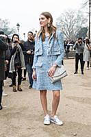 Стритстайл перед показом Chanel. Неделя моды в Пар