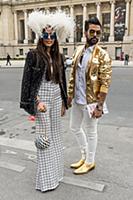 Стритстайл перед показом Chanel. Неделя моды в Пар