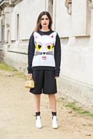 Стритстайл перед показом Chanel. Неделя моды в Пар