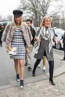 Стритстайл перед показом Chanel. Неделя моды в Пар