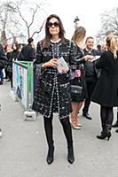 Стритстайл перед показом Chanel. Неделя моды в Пар