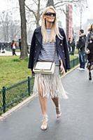 Стритстайл перед показом Chanel. Неделя моды в Пар