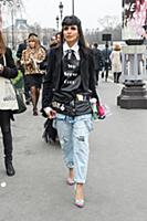 Стритстайл перед показом Chanel. Неделя моды в Пар