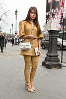 Стритстайл перед показом Chanel. Неделя моды в Пар