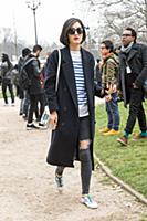 Стритстайл перед показом Chanel. Неделя моды в Пар