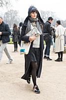 Стритстайл перед показом Chanel. Неделя моды в Пар