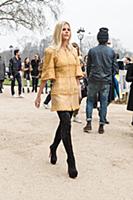Стритстайл перед показом Chanel. Неделя моды в Пар