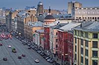 Новая площадь. Вид сверху. Москва. Россия. 2015.