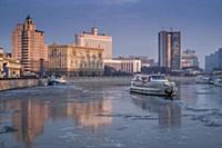 Краснопресненская набережная. Москва, Россия. 2015