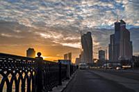 Краснопресненская набережная. Москва, Россия. 2015