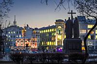 Славянская площадь. Москва, Россия. 2015 год.